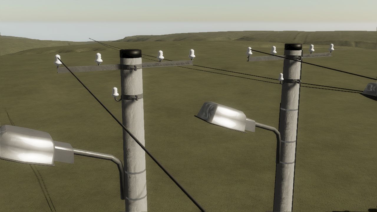 Paquete de postes de energía