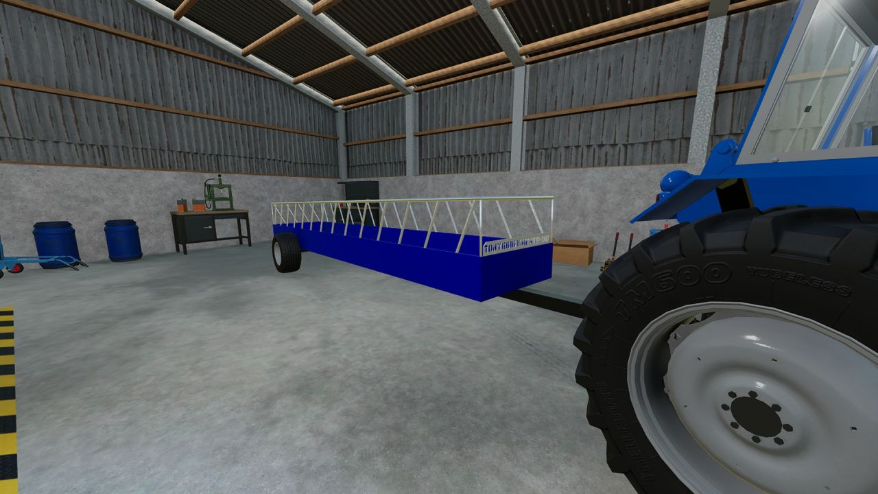 Selfmade Cow Feed Trailer