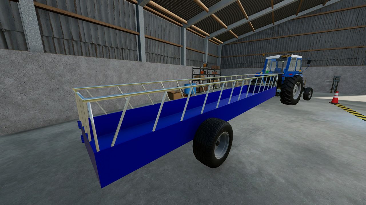 Selfmade Cow Feed Trailer