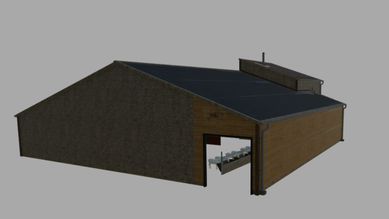 Sheepfold with milking parlor