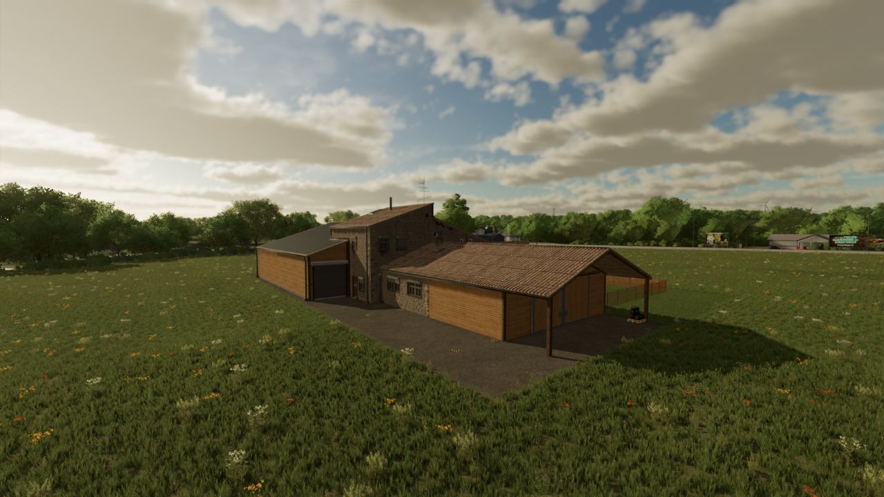 Sheepfold with milking parlor