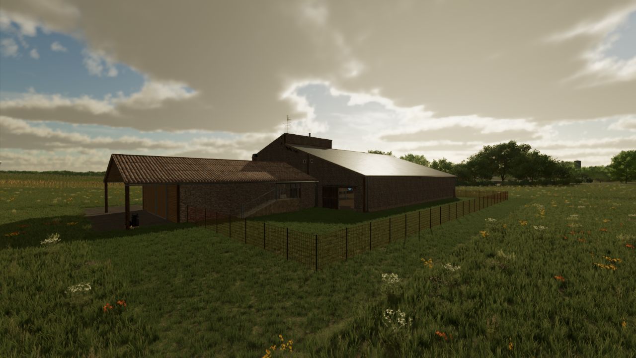 Sheepfold with milking parlor