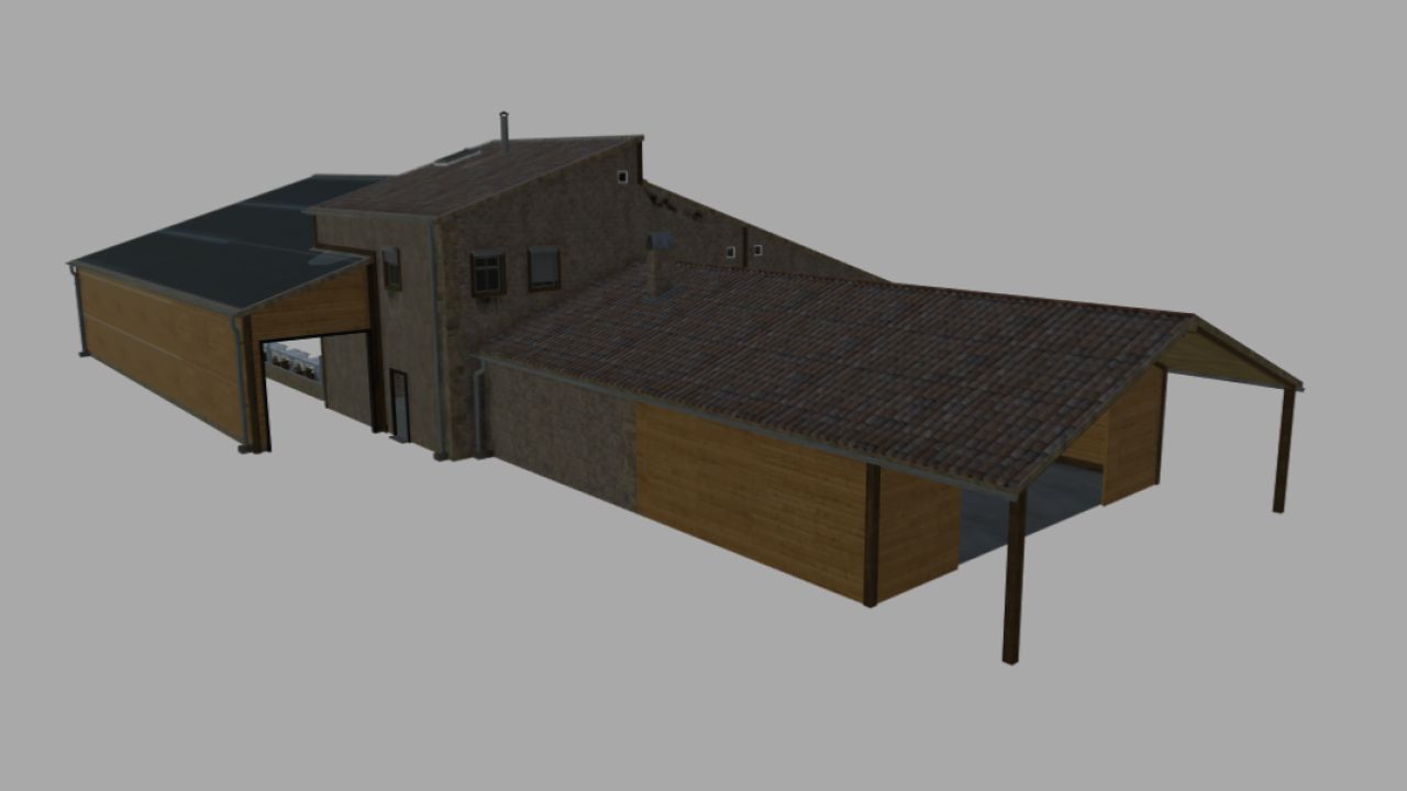 Sheepfold with milking parlor