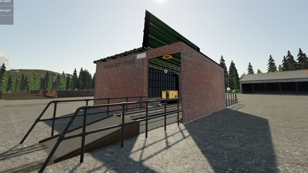Woodchip storage