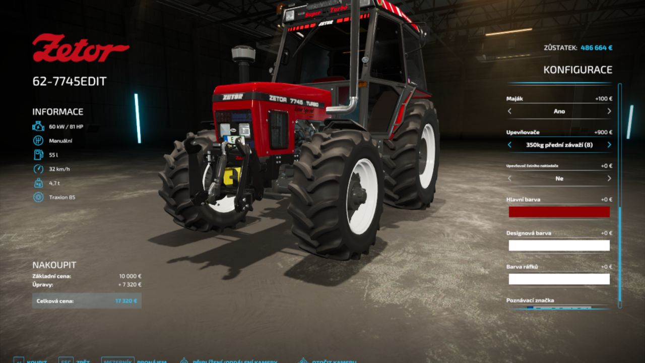 Zetor 62-7745 Edit