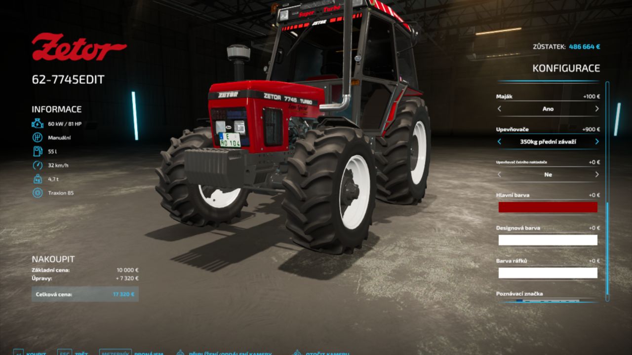 Zetor 62-7745 Edit