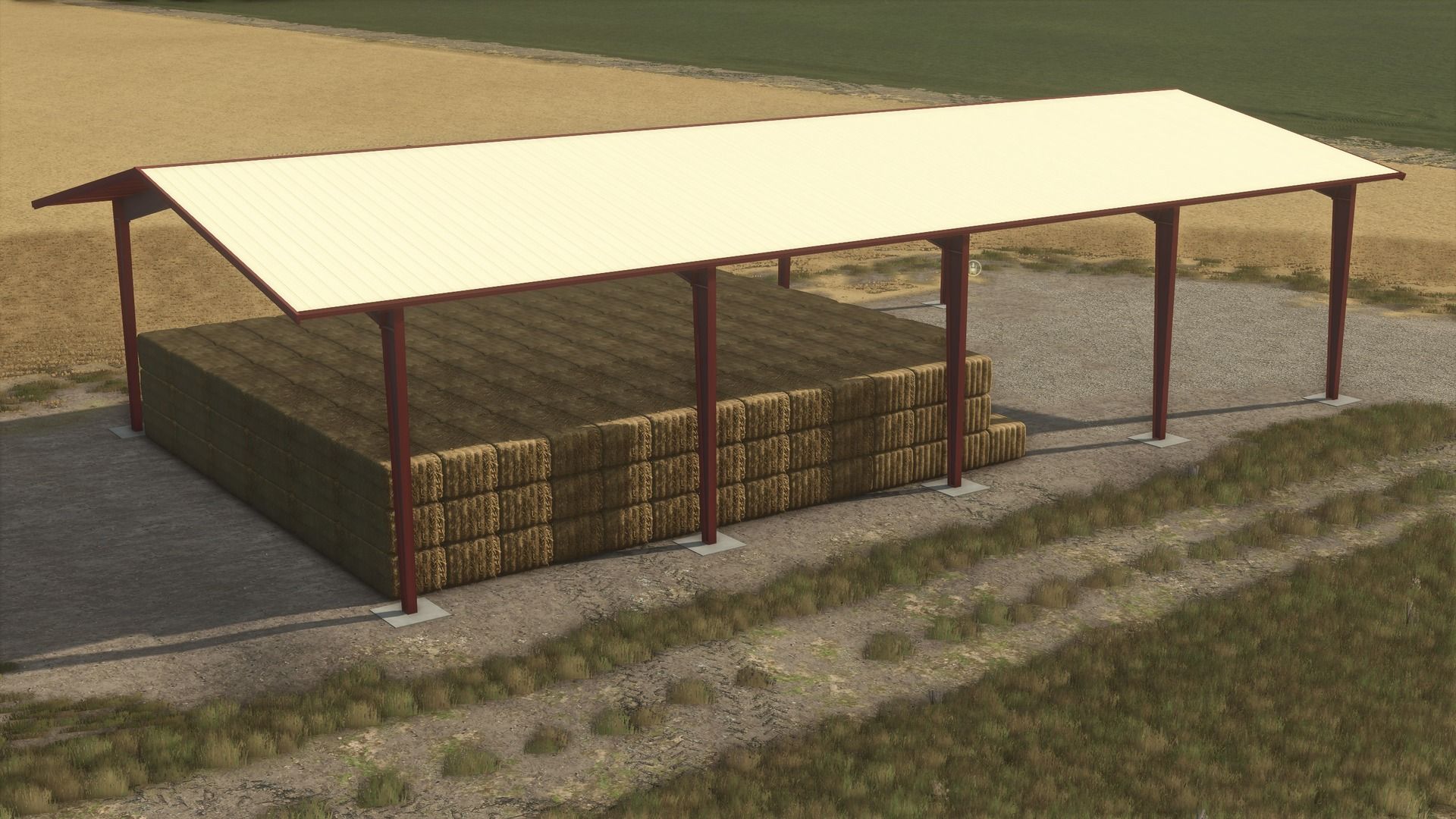 105x50 Metallrahmen Heuschuppen - Autoload -Version