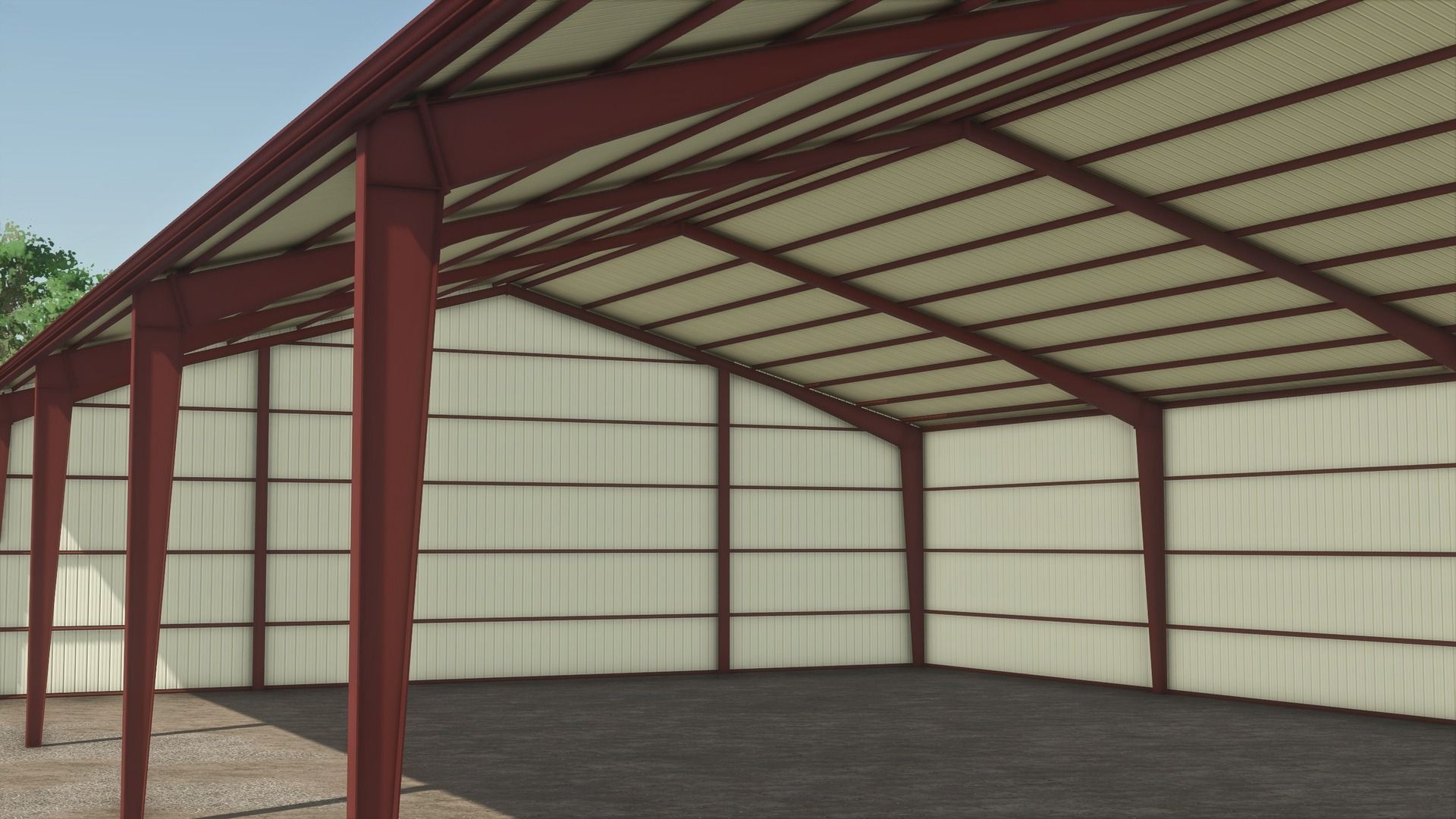 120x75 Metal Frame Shed