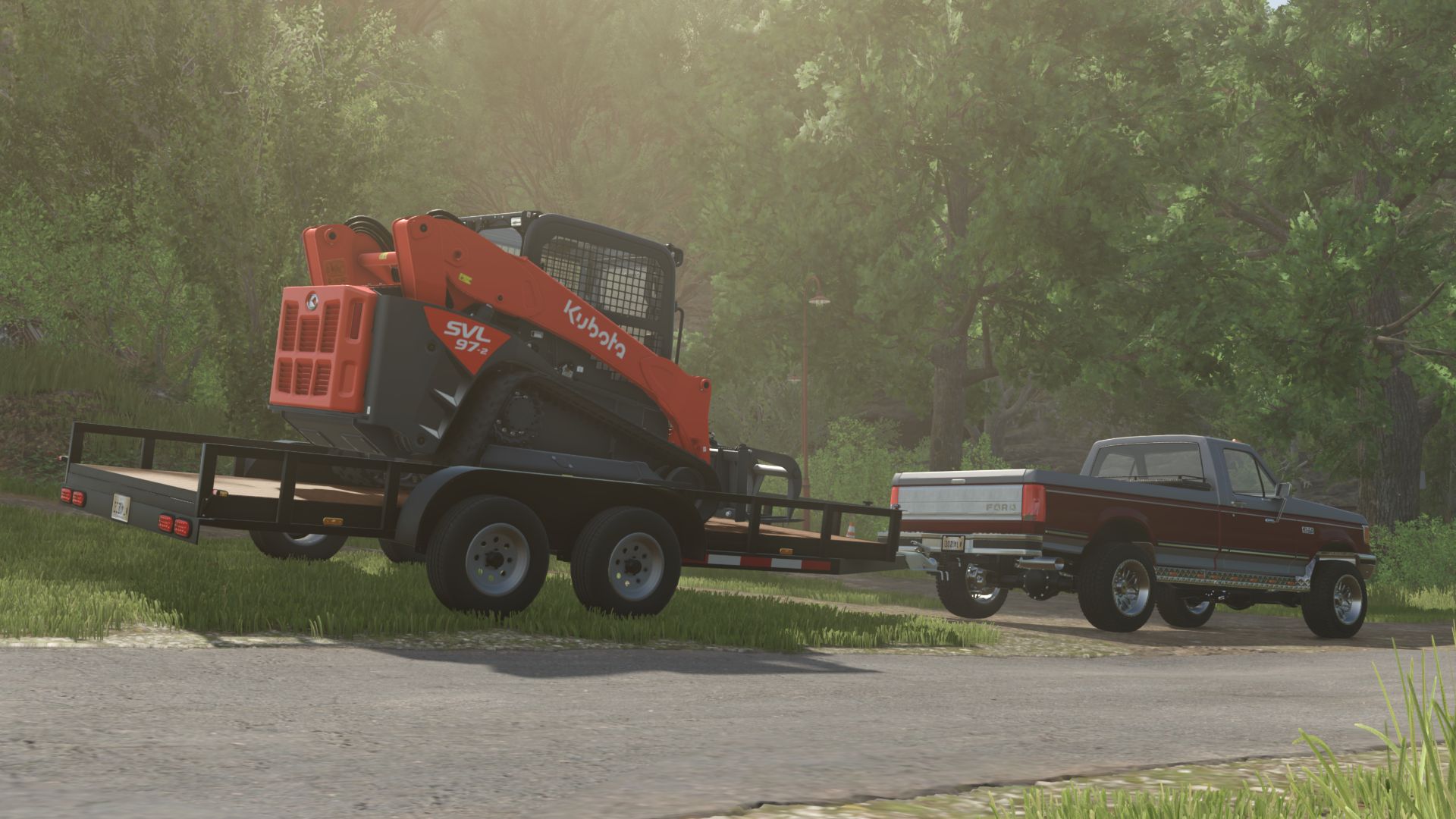 Remorque à plat de 16 pieds