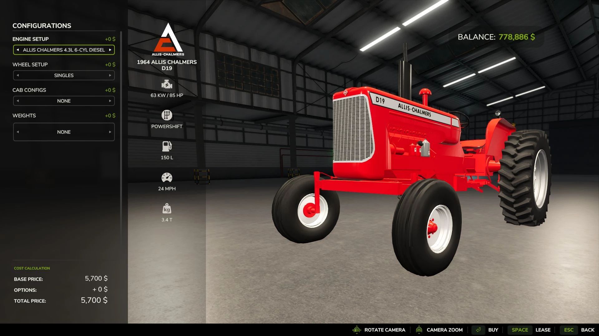 1964 Allis Chalmers D19