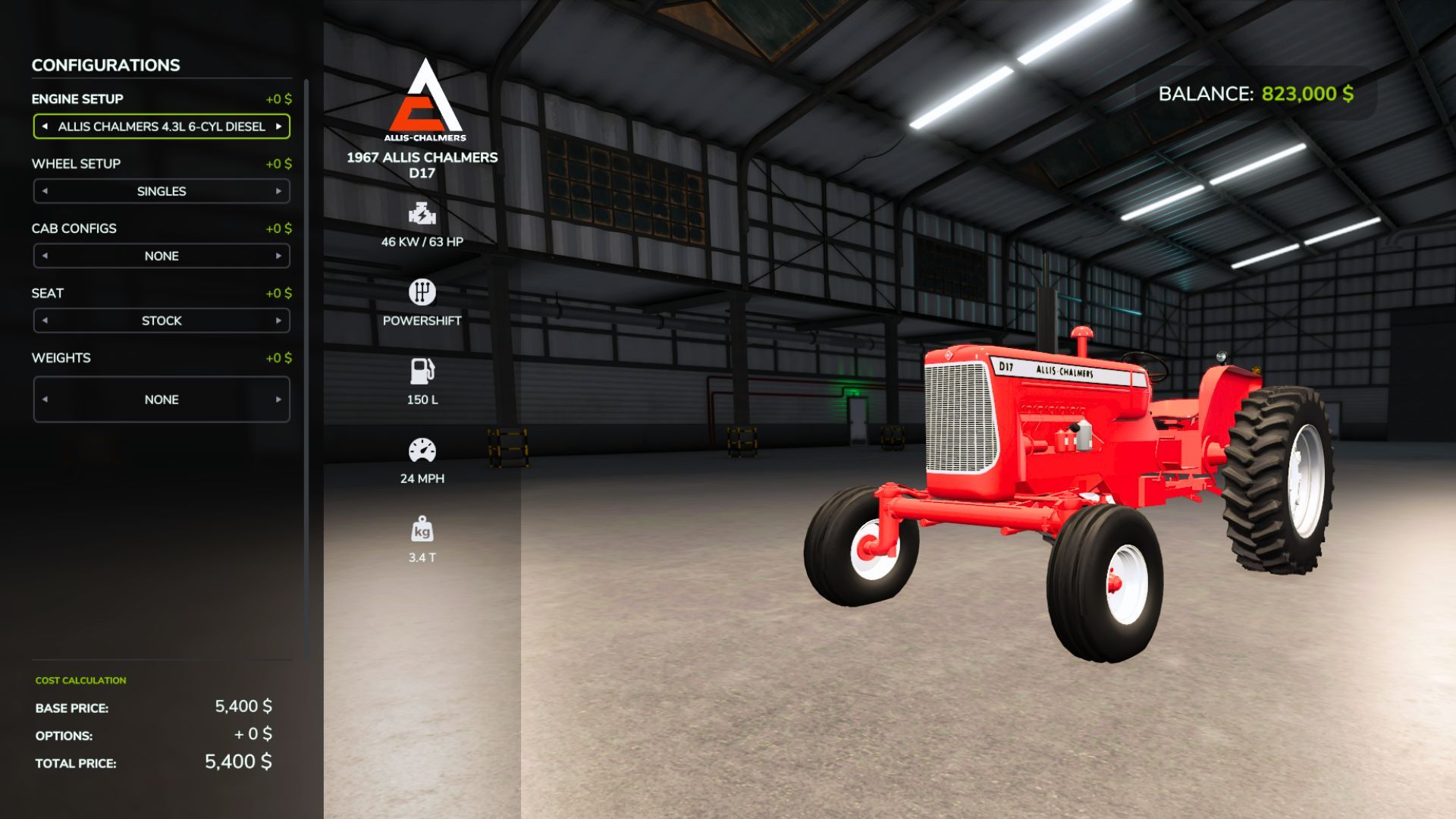 1967 Allis Chalmers D17