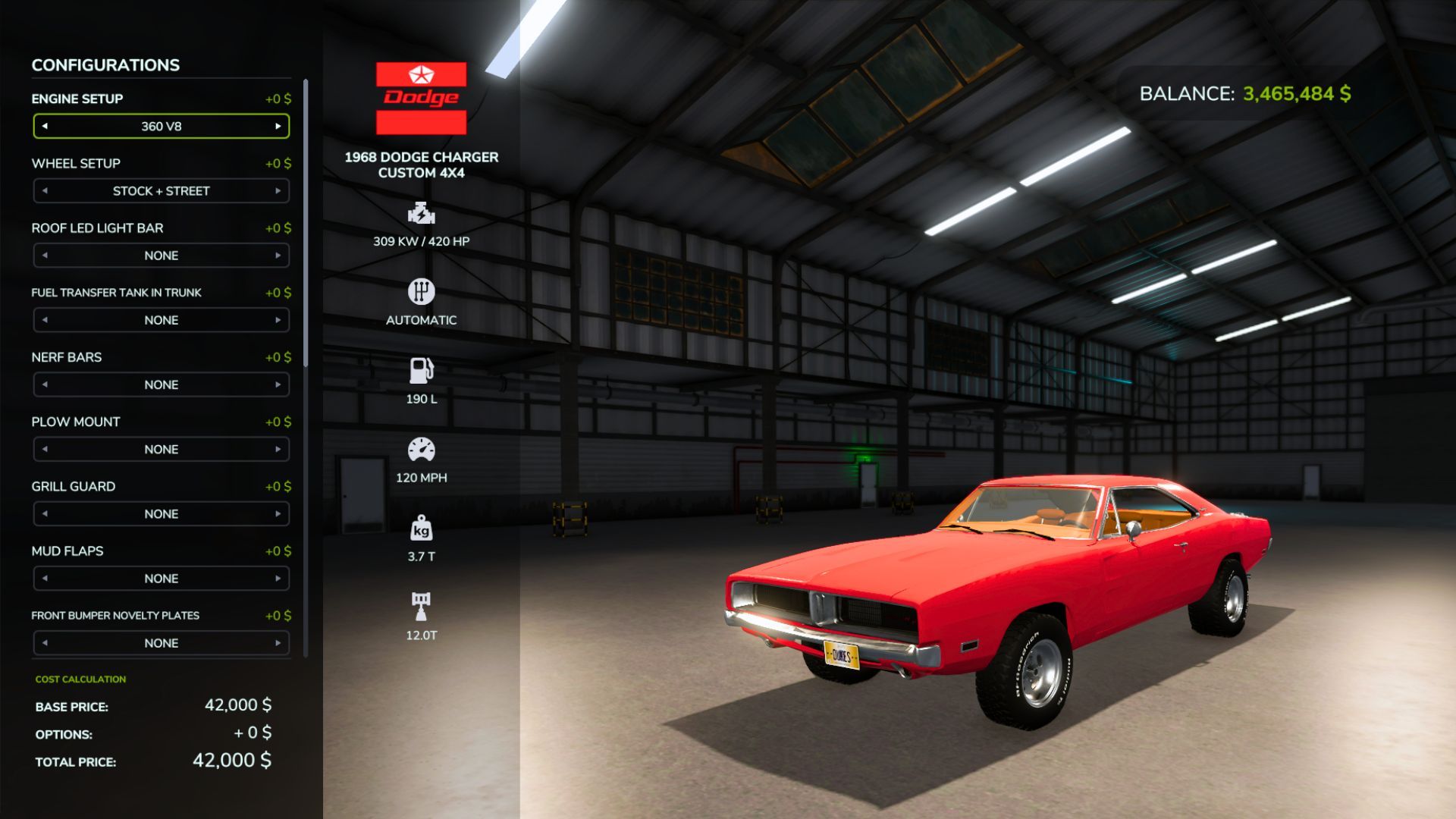 1968 Dodge Charger Custom 4x4