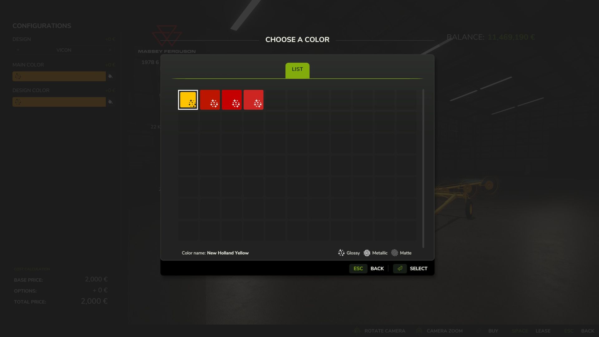 Andaineur de foin Massey Ferguson 6 roues 1978