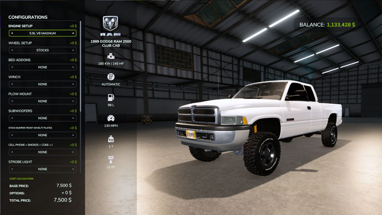 1999 Dodge Ram 2500 Club Cab