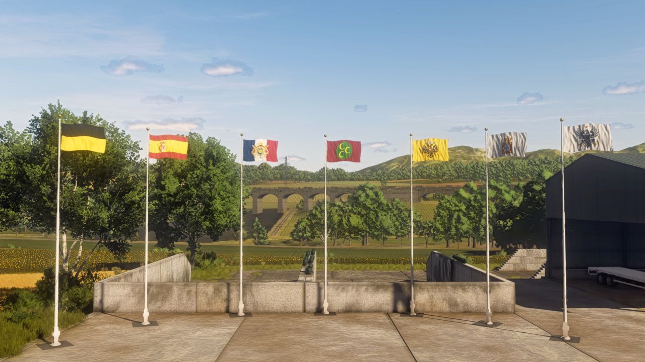 Pacchetto bandiere nazionali del XIX secolo