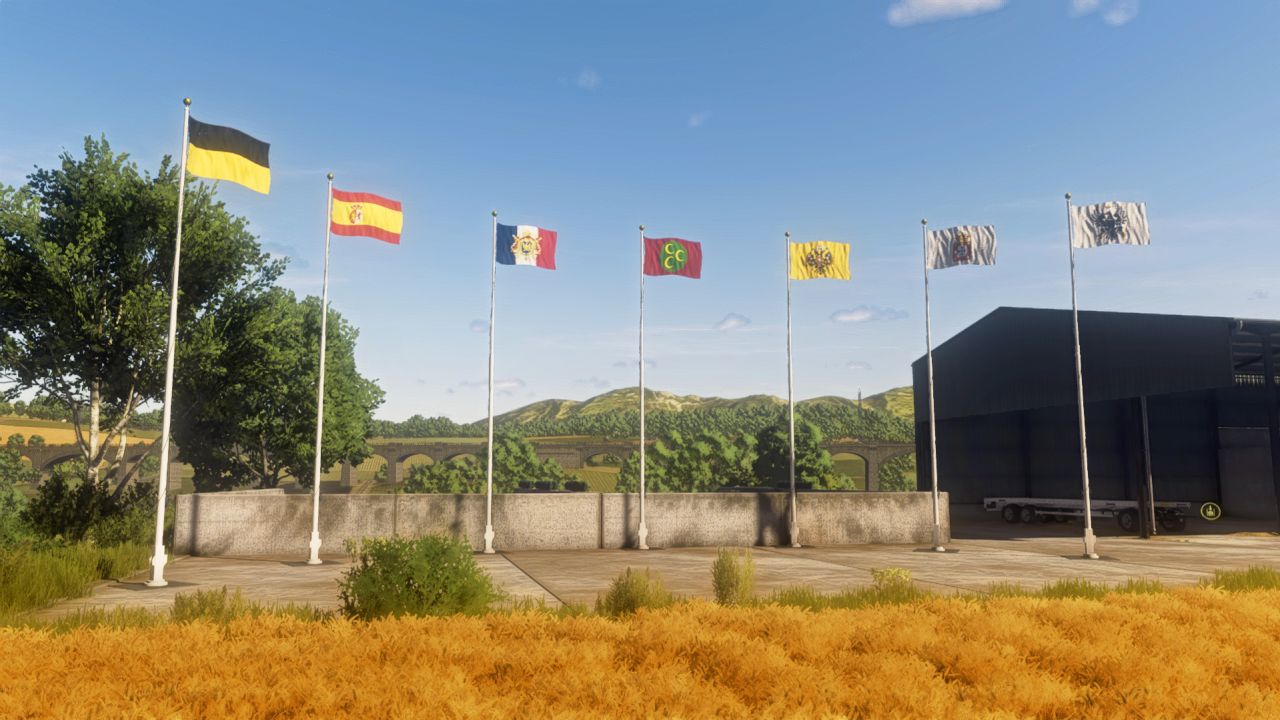 Pacchetto bandiere nazionali del XIX secolo