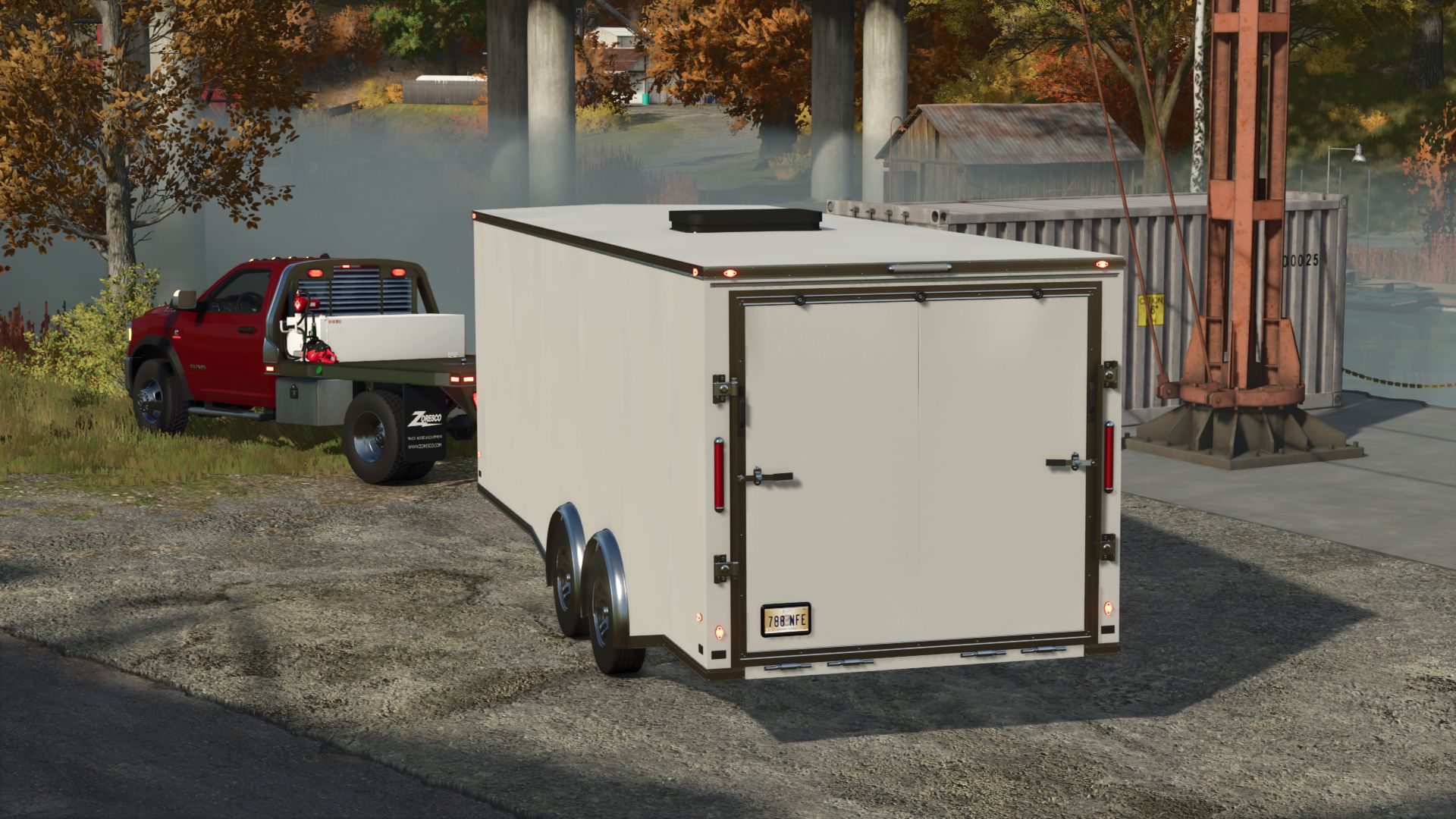 2 Axle Enclosed Trailer