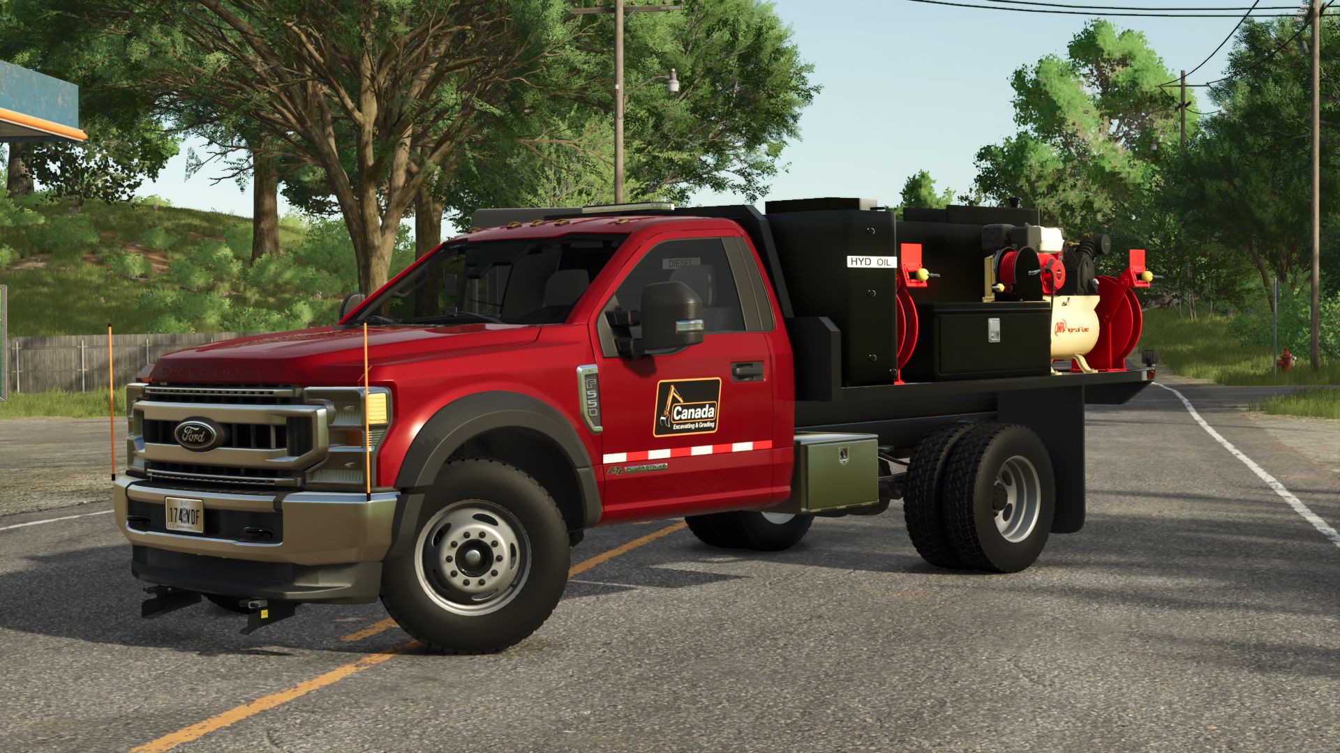 2020 Ford F550 Fuel and Lube