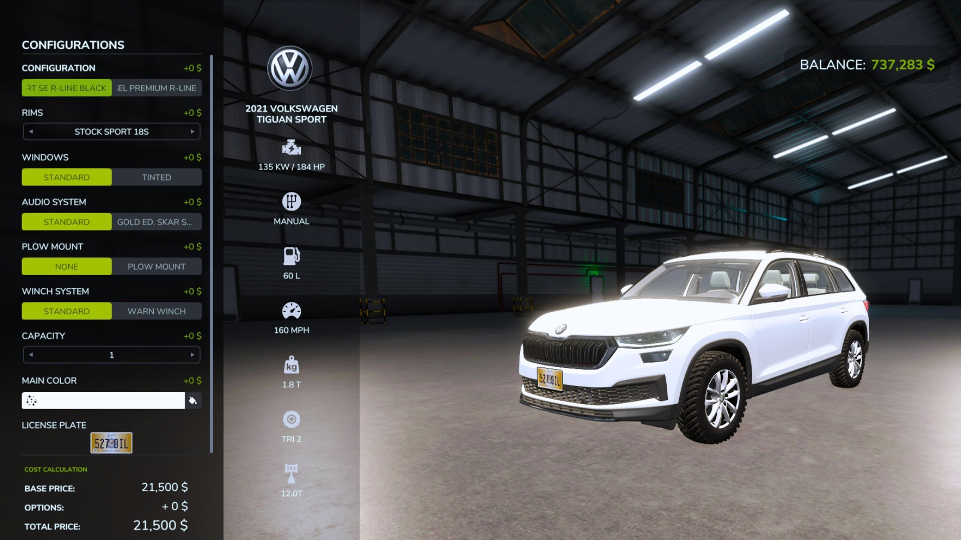 2021 Volkswagen Tiguan Sport