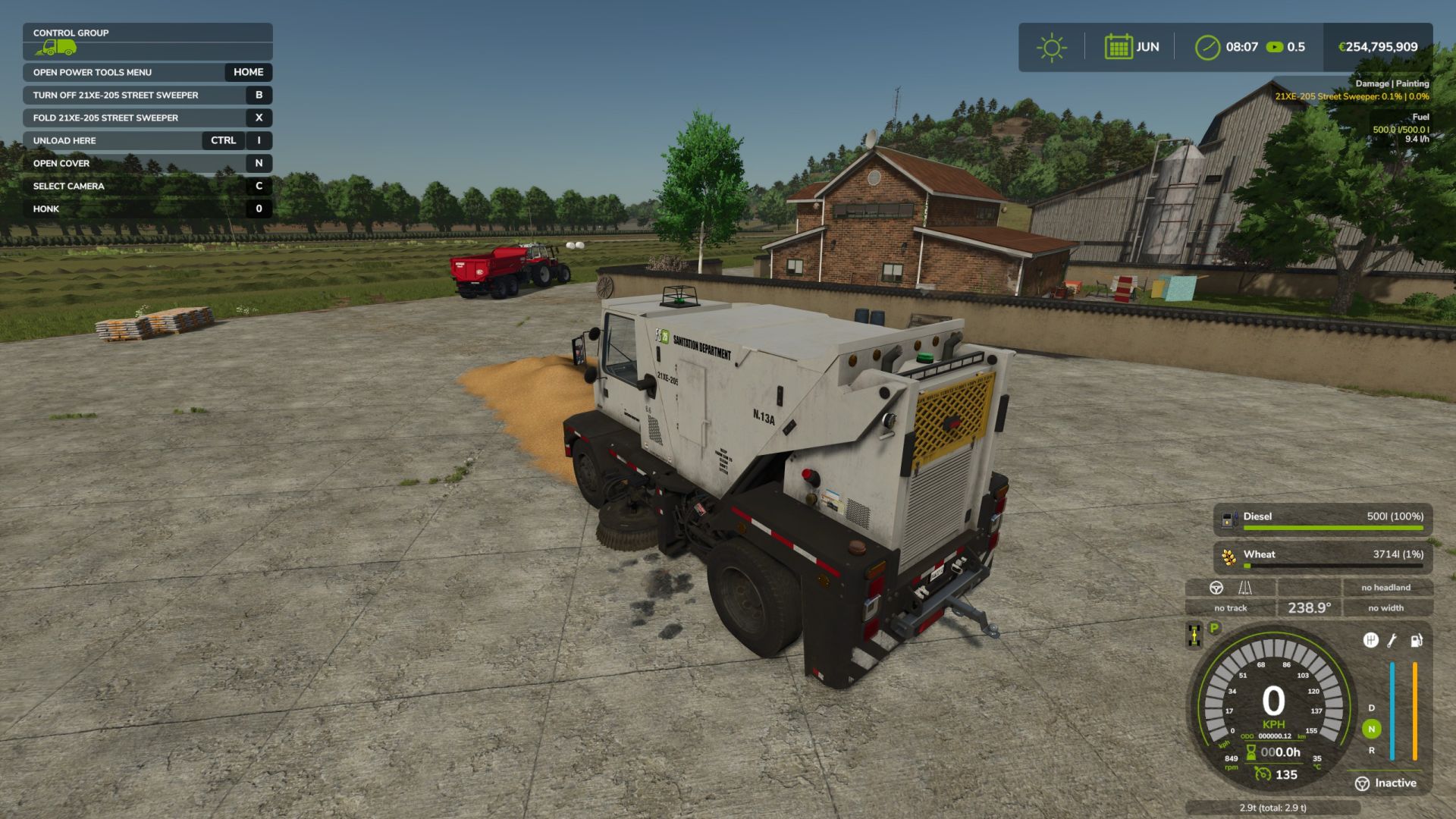 21XE205 Sweeper