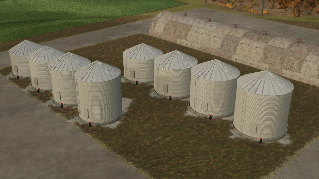Silos de grãos de 24' e 27'