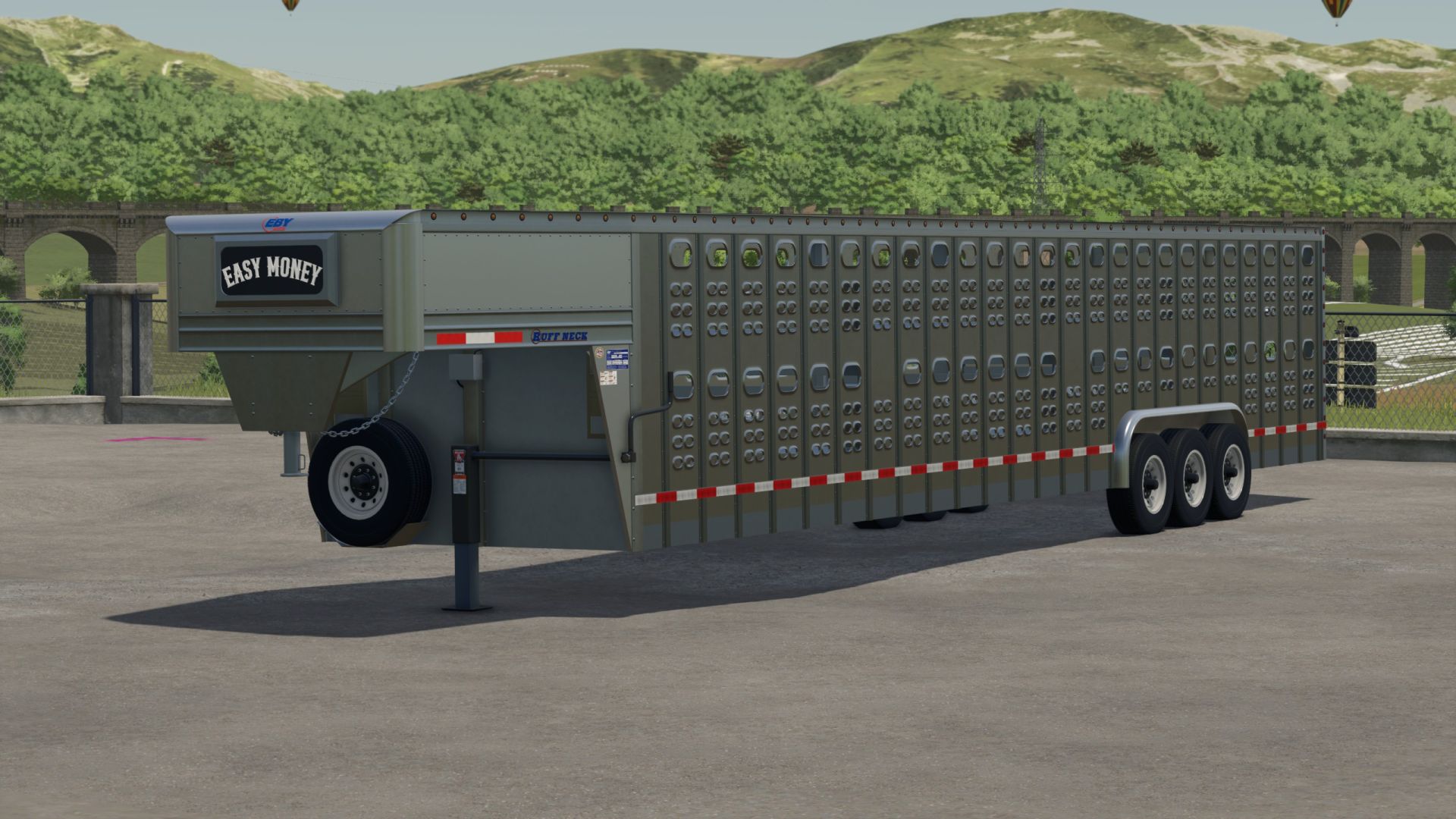 40ft Eby "PUNCH" Ruff Neck Cattle Trailer