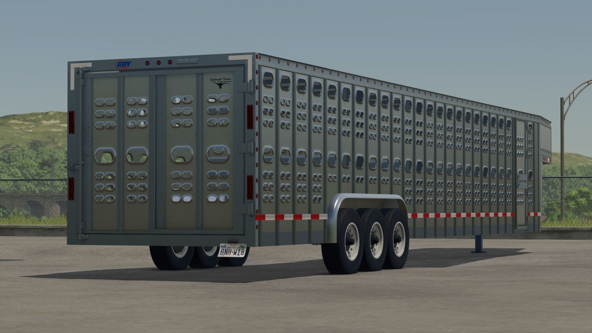 40ft Eby "PUNCH" Ruff Neck Cattle Trailer
