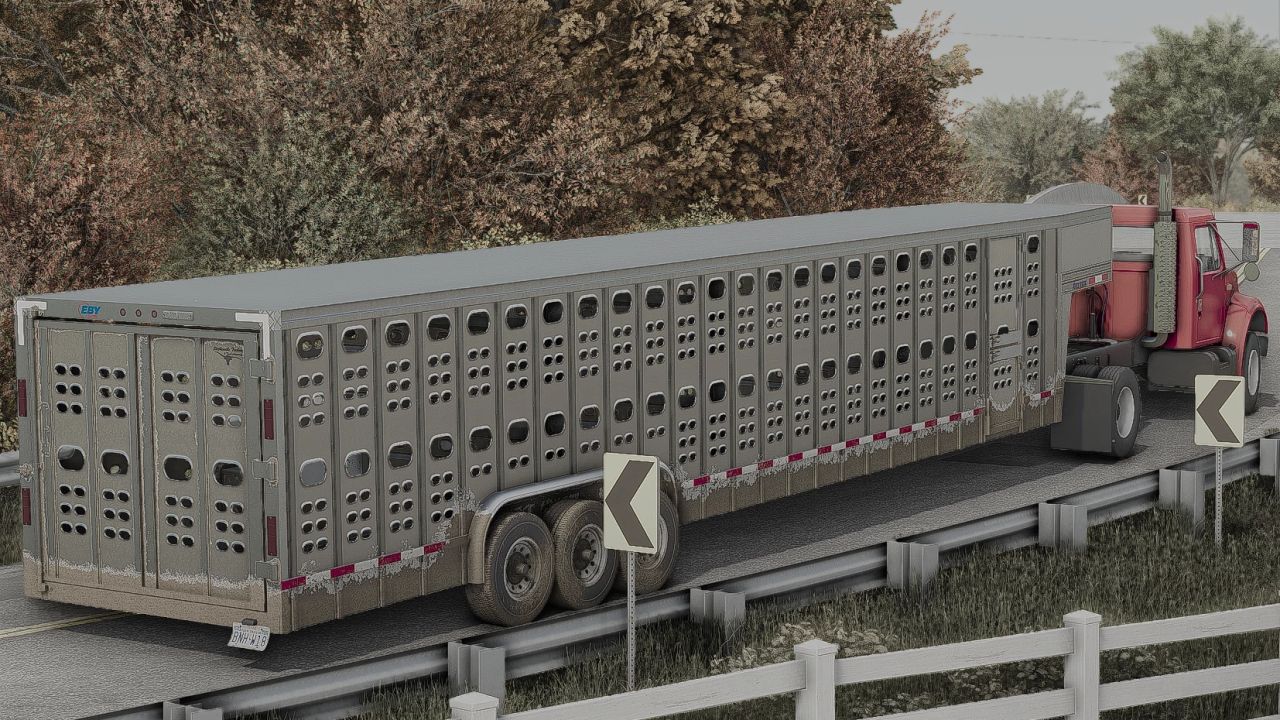 40ft Eby "PUNCH" Ruff Neck Cattle Trailer