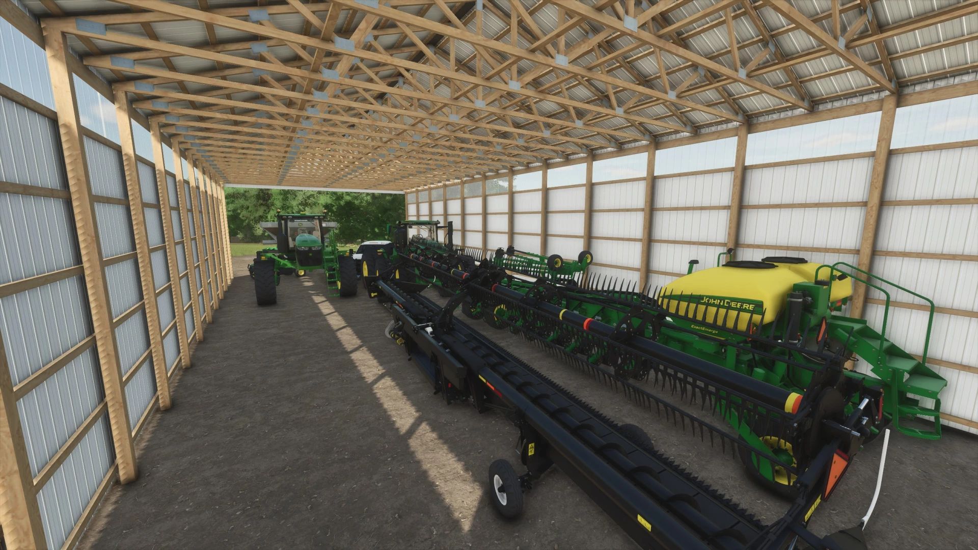 40x97 Open End Shed