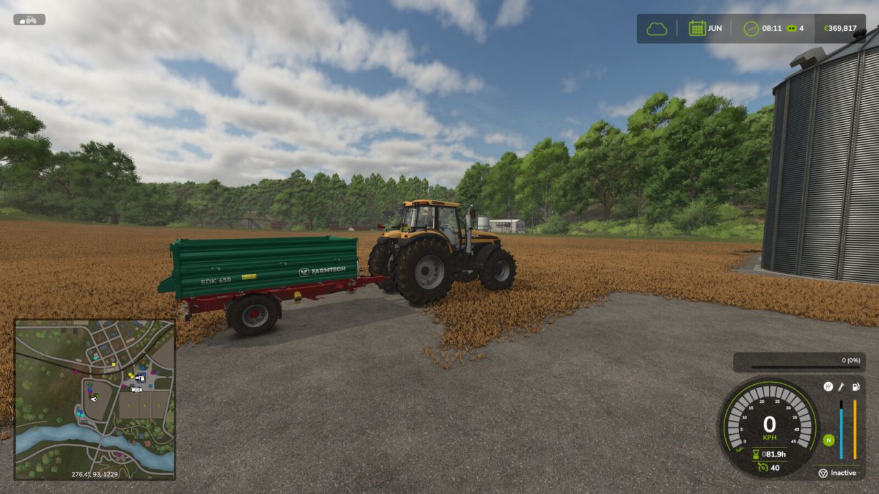 50% Navigation HUD Map FS25 thumbnail 3