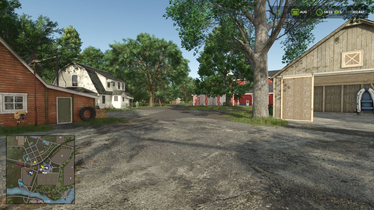50% Navigation HUD Map FS25 thumbnail 4