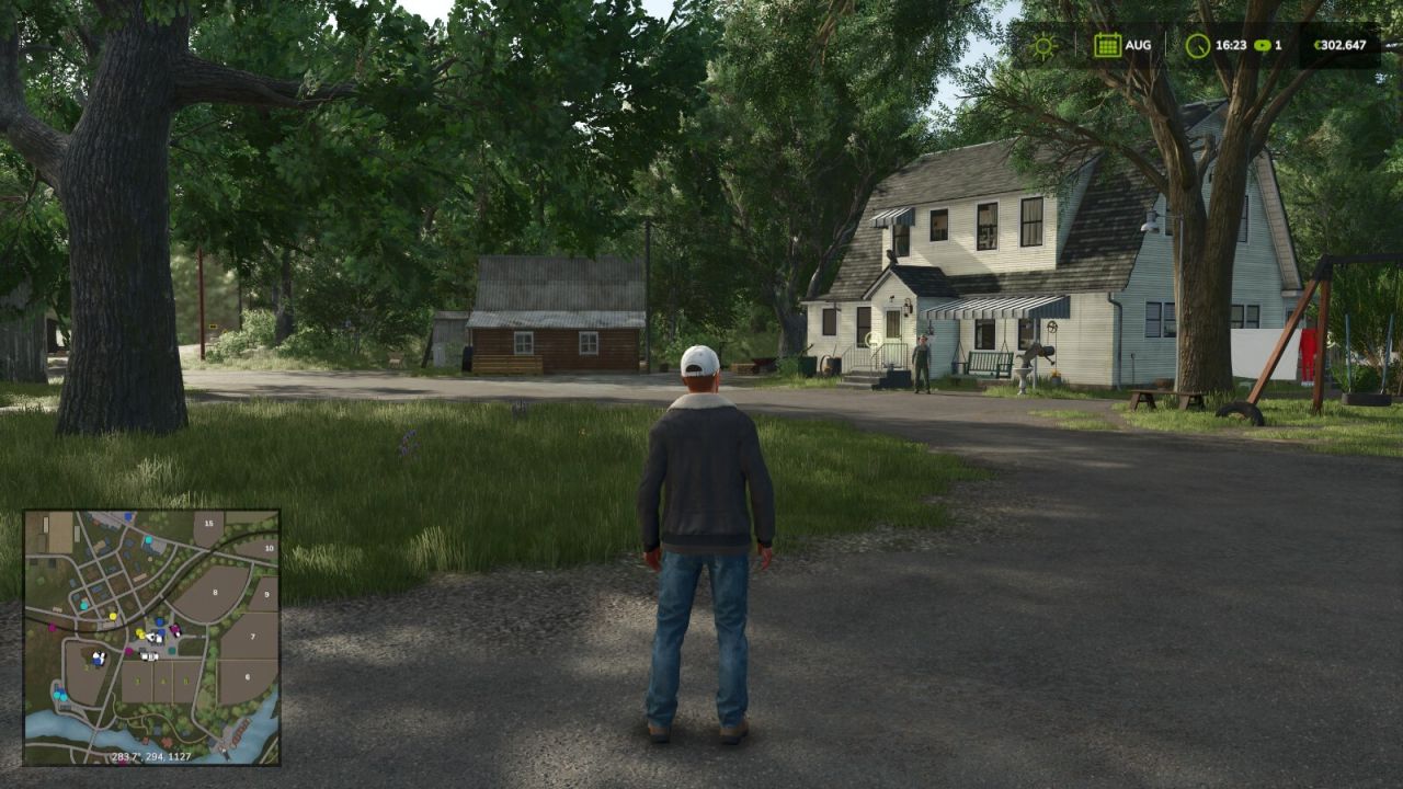50% Navigation HUD Map FS25 thumbnail 2