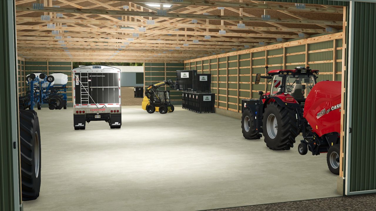 55x115 Post Frame Cold Storage