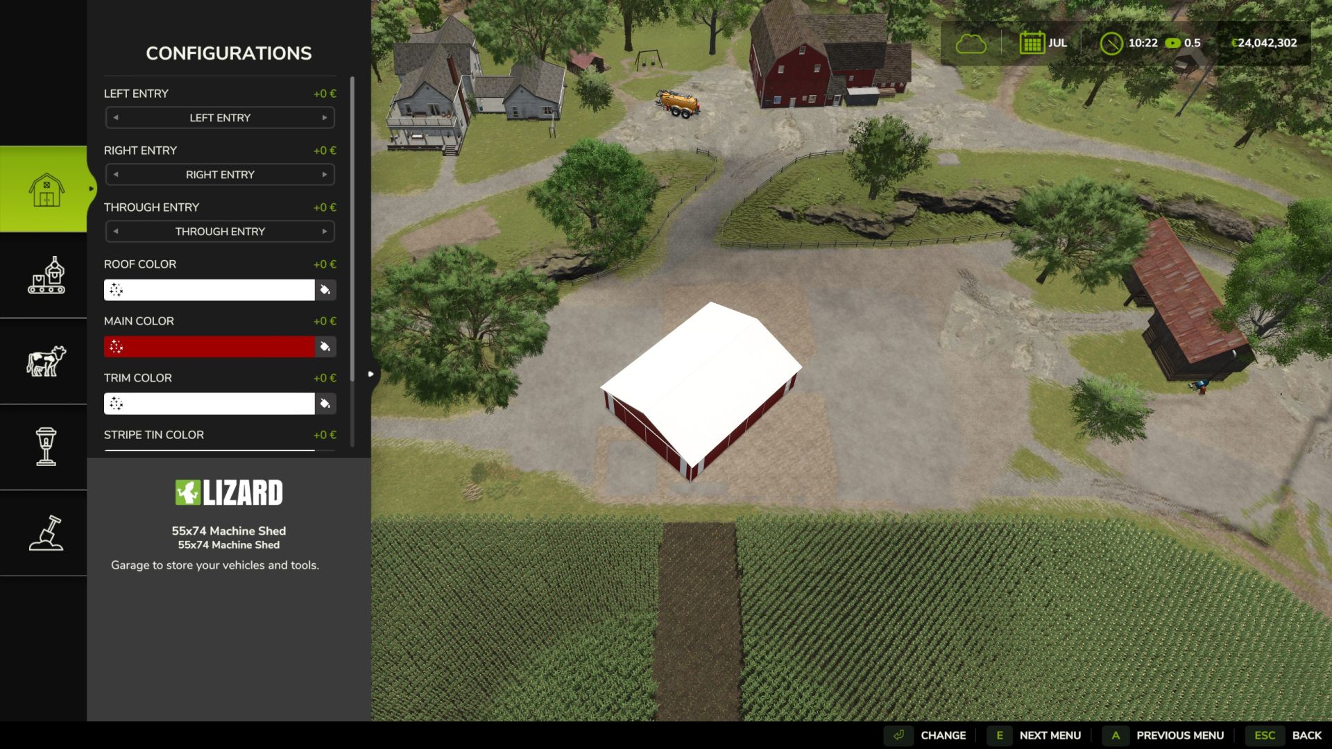 55x74 Machine Shed
