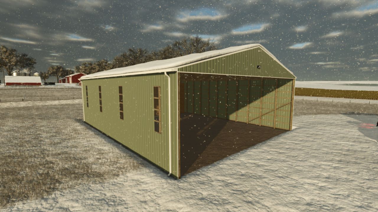 60x80 Bale Shed