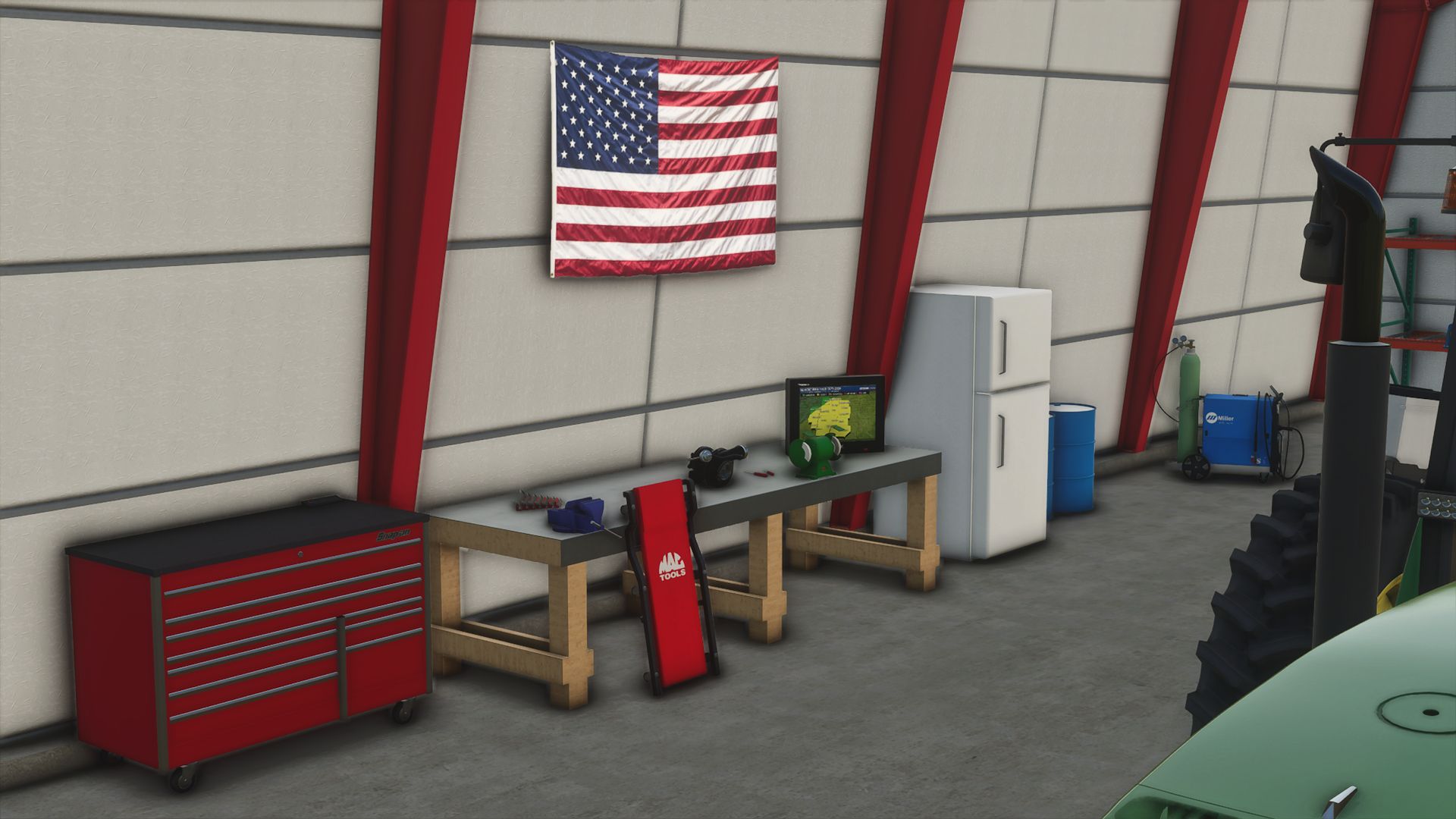 68x45 Metal Frame Shop