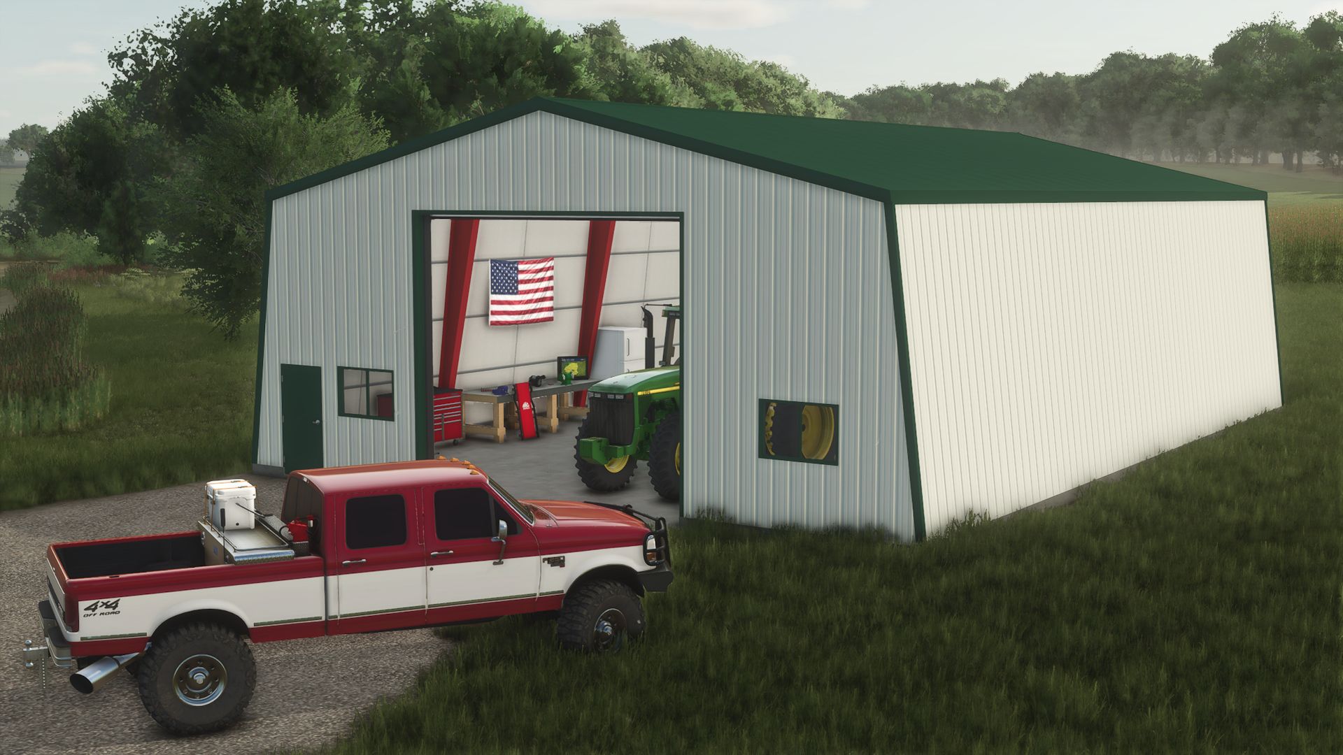 68x45 Metal Frame Shop