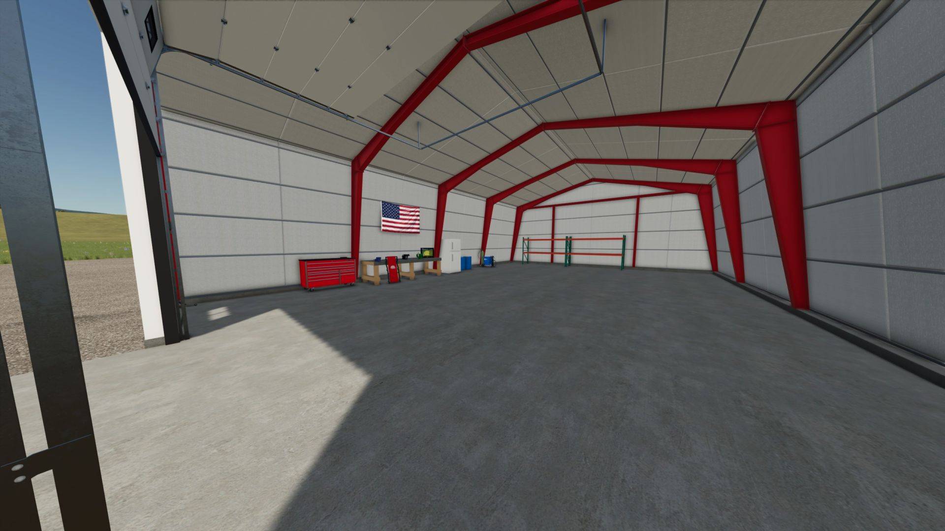 68x45 Metal Frame Shop