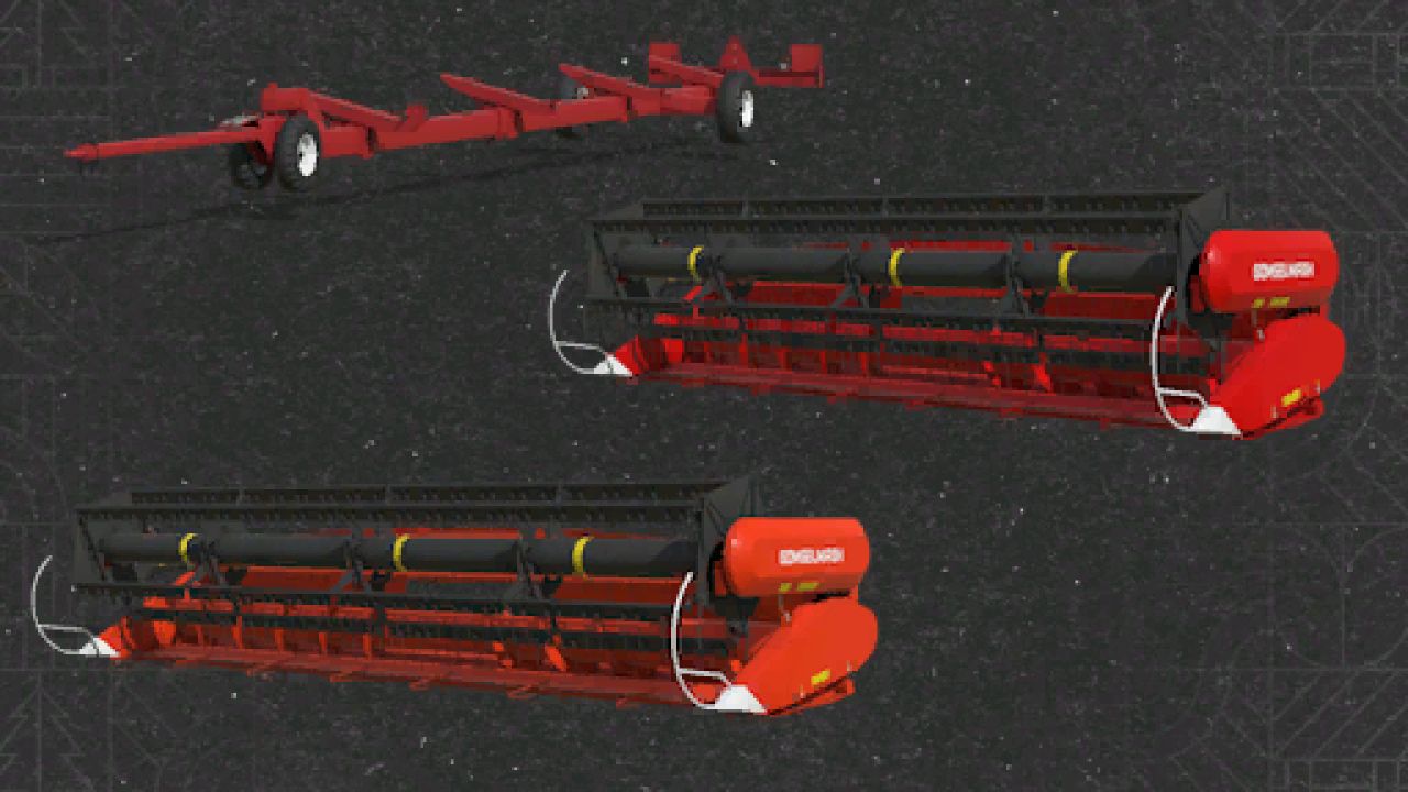A pack of cutting headers for Palesse GS-12Pro "Peresvet"