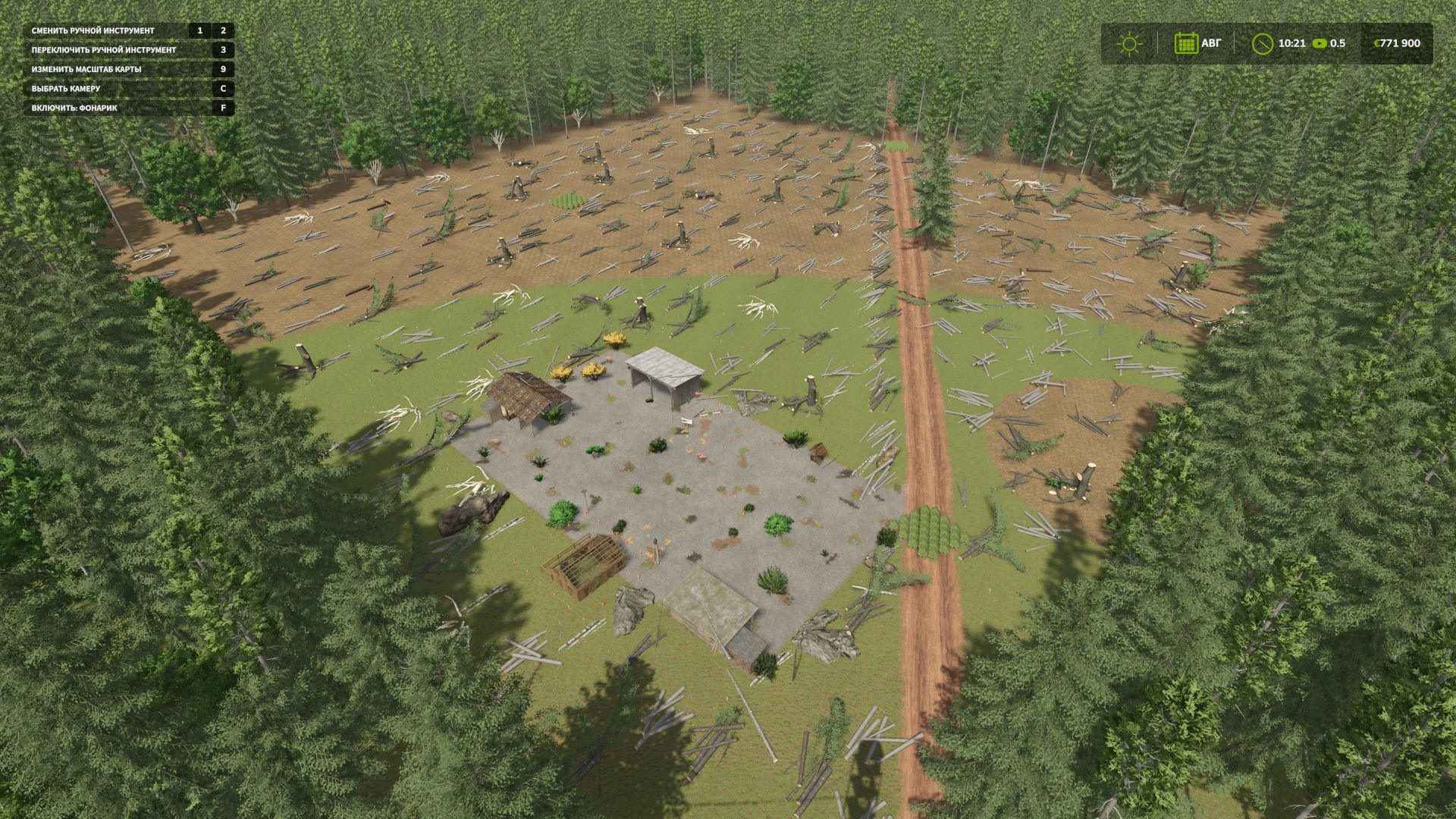 Verlassene Taiga