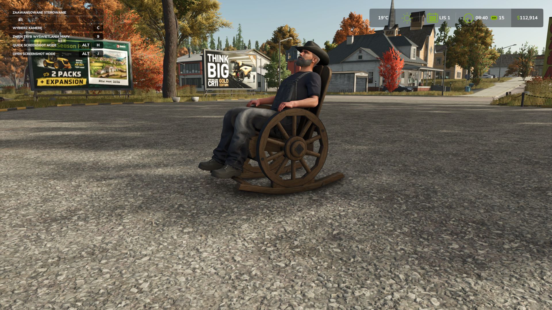 Cadeira de balanço Adirondack