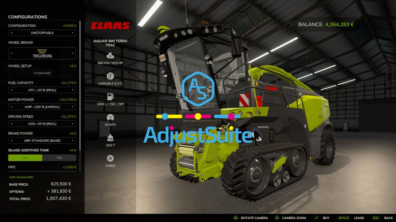 Adjust Suite FS25 thumbnail 2