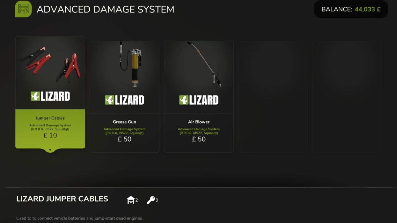 Advanced Damage System