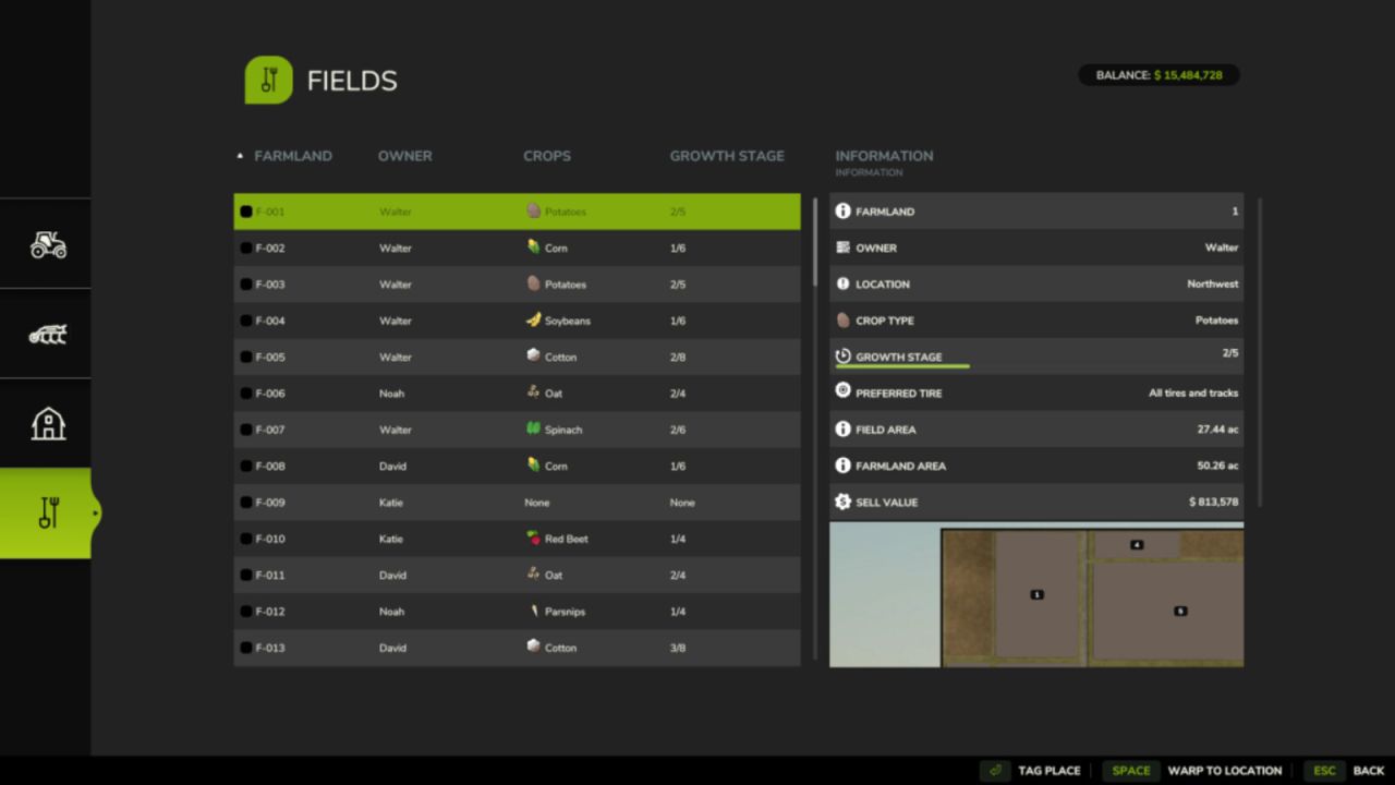 Advanced Farm Manager