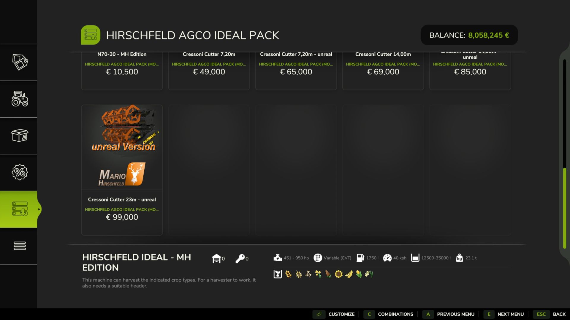AGCO Ideal Pack By Marco