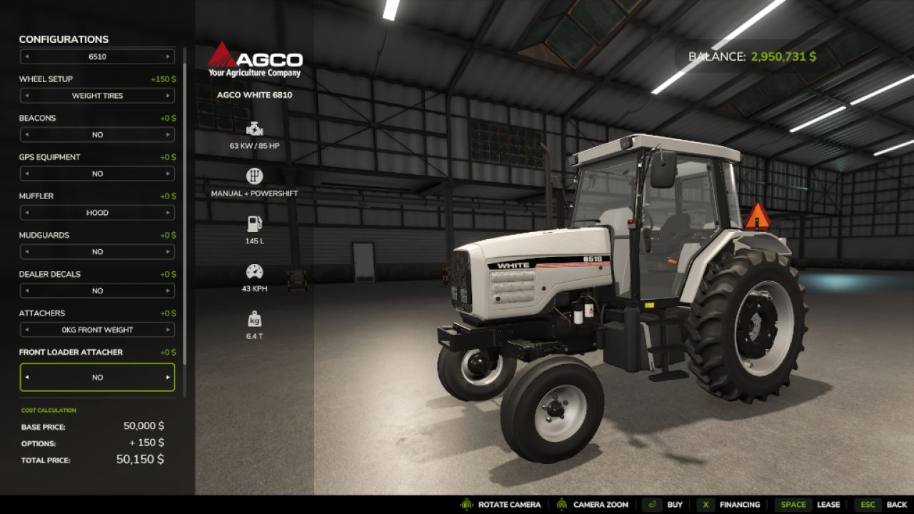 AGCO White 65-6810 2wd 4wd Pack
