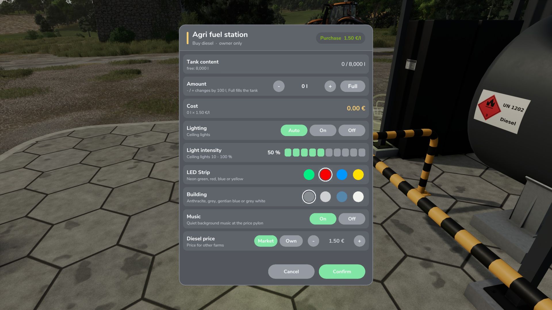 Station-service agricole
