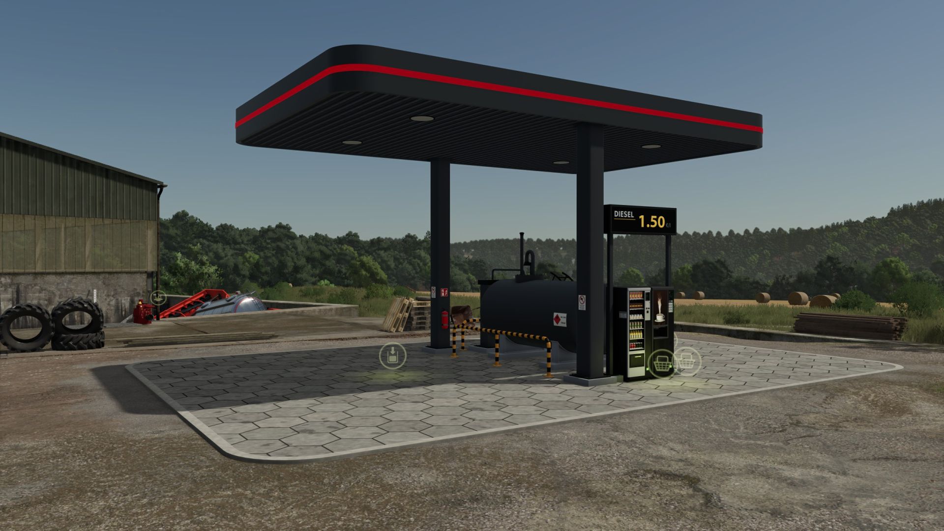 Station-service agricole