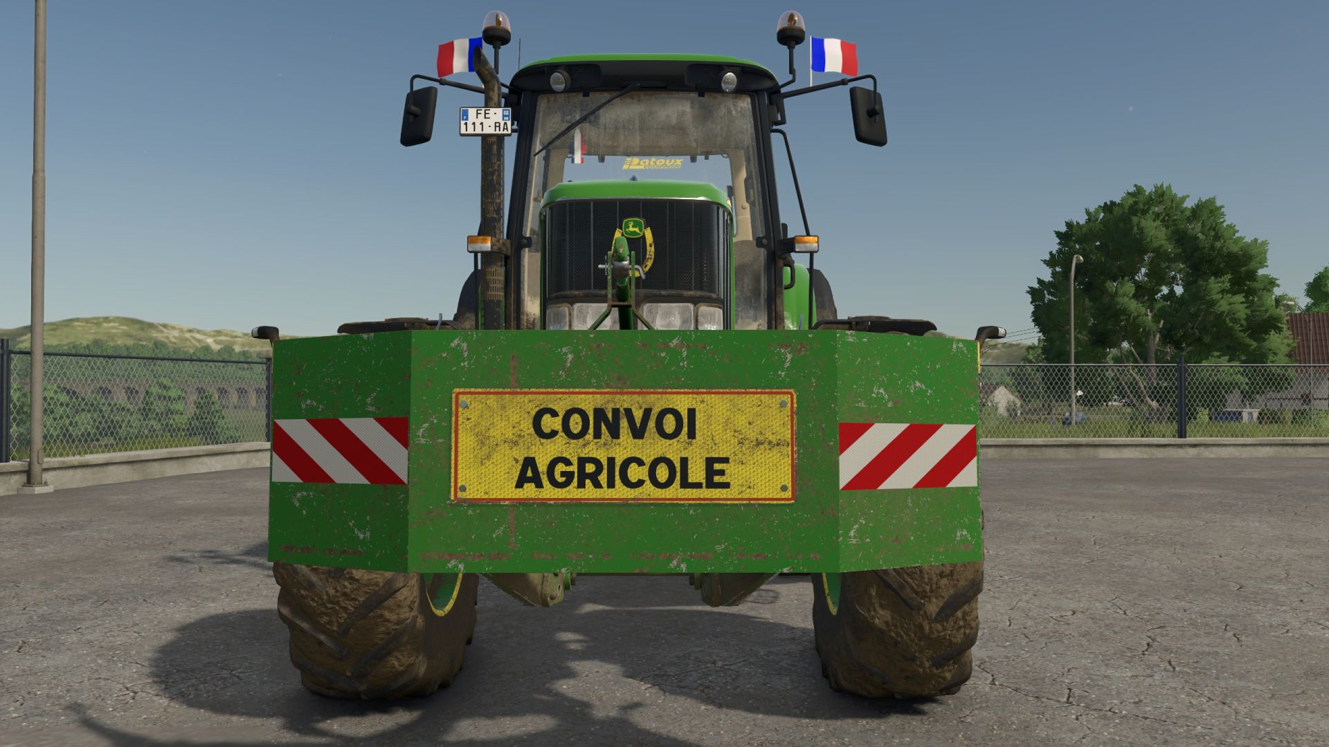 Panneau convoi agricole (Prefab)