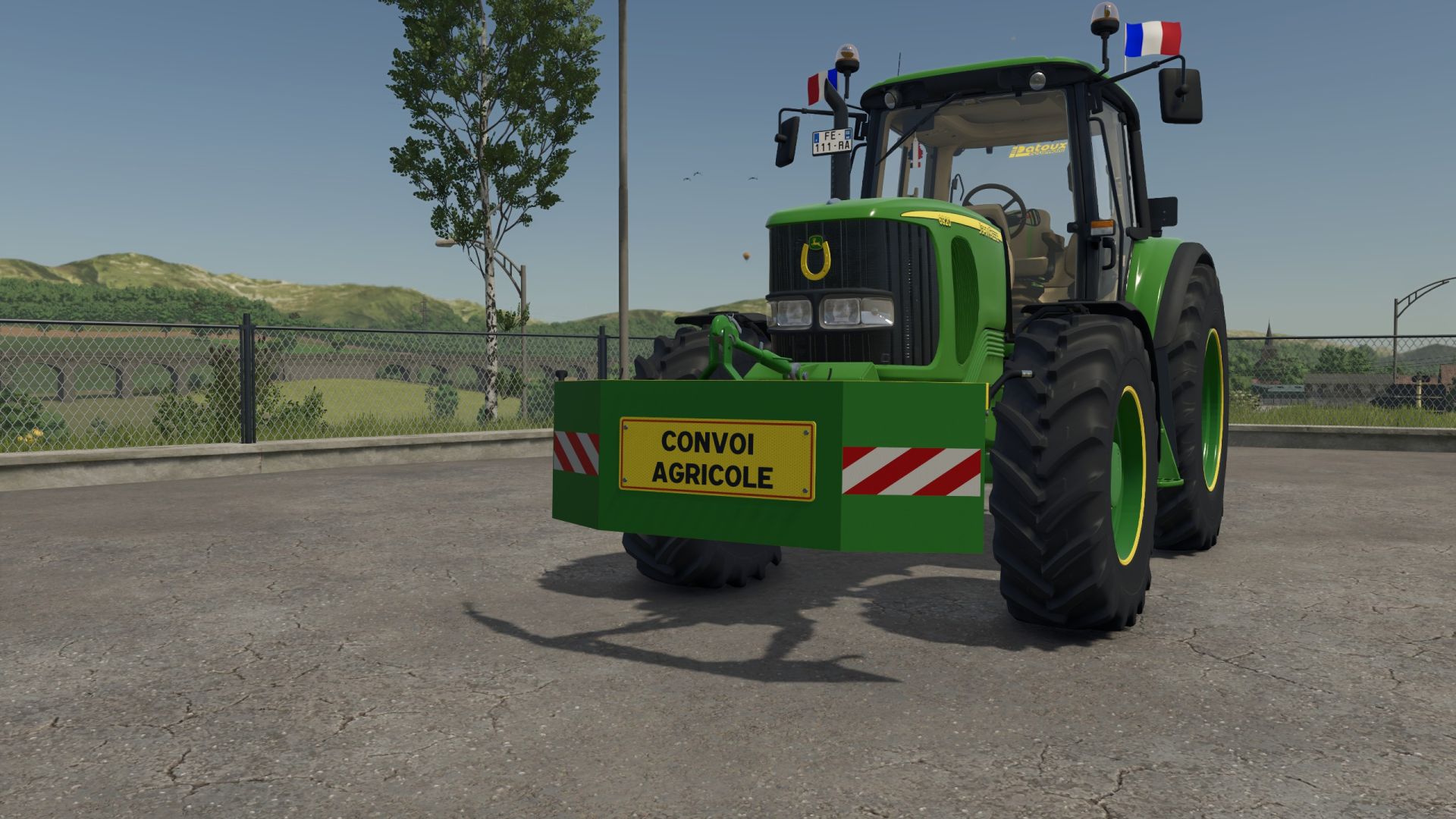 Panneau convoi agricole (Prefab)